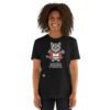Camiseta de gato Gatitud Positiva negro chica
