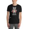 Camiseta de gato Gatitud Negativa negro chico