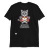 Camiseta de gato Gatitud Negativa negro
