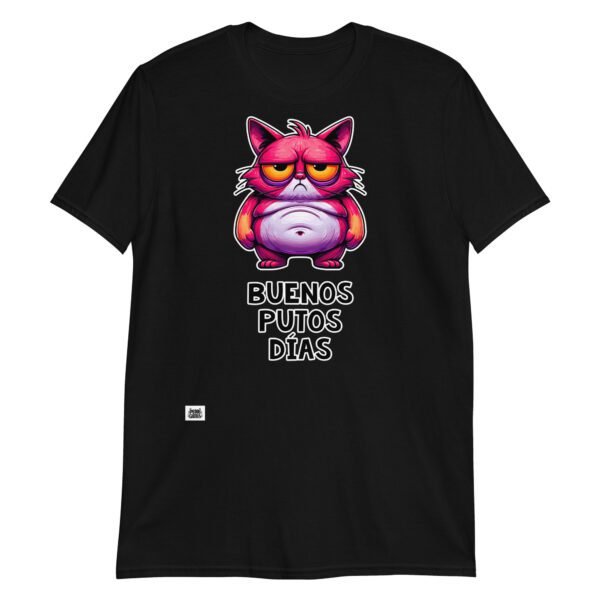 Camiseta BUENOS PUTOS DÍAS gato cansado