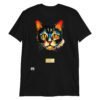 Camiseta el gato de gauguin negro
