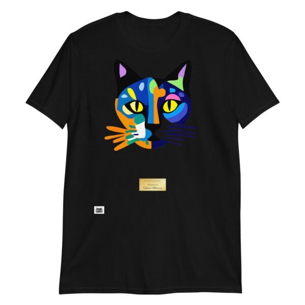 Camiseta el gato de matisse negro