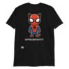 Camiseta gatos SPIDER-CAT negro