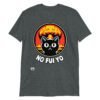 Camiseta de gato No Fui Yo gris jaspeado