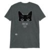 Camiseta gato juzgándote 24/7 gris oscuro