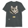 Camiseta el gato de da vinci gris oscuro