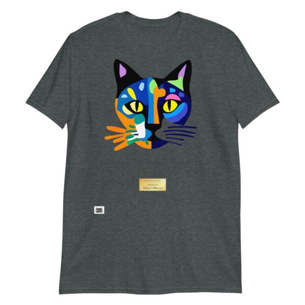Camiseta el gato de matisse gris oscuro
