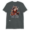 Camiseta gatos GATY POTTER gris oscuro