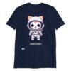 Camiseta de gato astronauta AstroGato azul marino