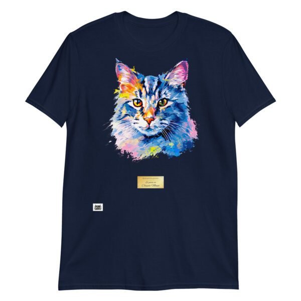 Camiseta el gato de monet azul