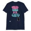 Camiseta Humana propiedad de su gato azul