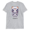 Camiseta de gato astronauta AstroGato gris