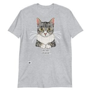 Camiseta de gato Claro Karen gris