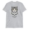 Camiseta mi gato mola gris