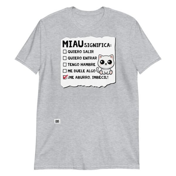 Camiseta MIAU SIGNIFICADO