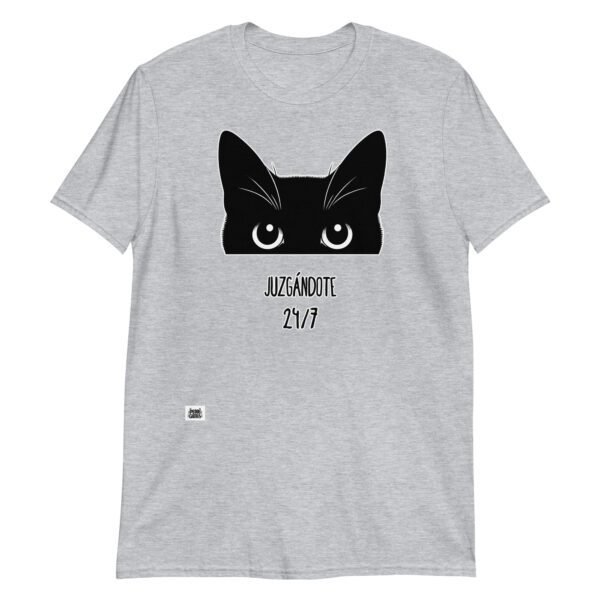 Camiseta gato JUZGÁNDOTE 24/7