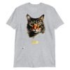Camiseta el gato de caravaggio gris