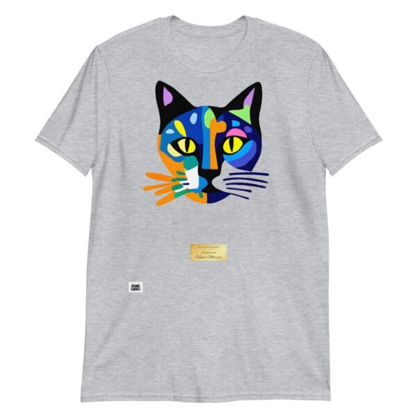 Camiseta el gato de matisse gris