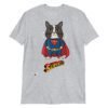 Camiseta gatos SUPERCAT gris