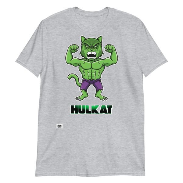 Camiseta gatos HULKAT gris