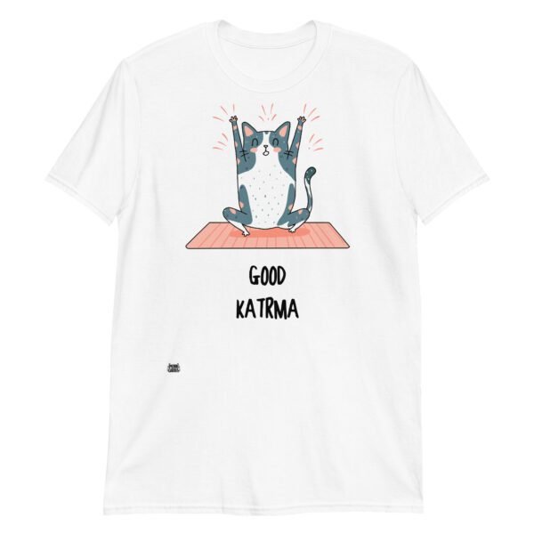 Camiseta Good Katrma gato yoga