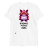 Camiseta de gato buenos putos días blanco