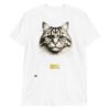 Camiseta el gato de da vinci blanco