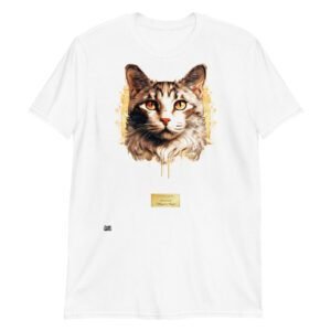 Camiseta el gato de miguel angel blanco