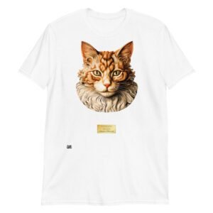 Camiseta el gato de botticelli blanco