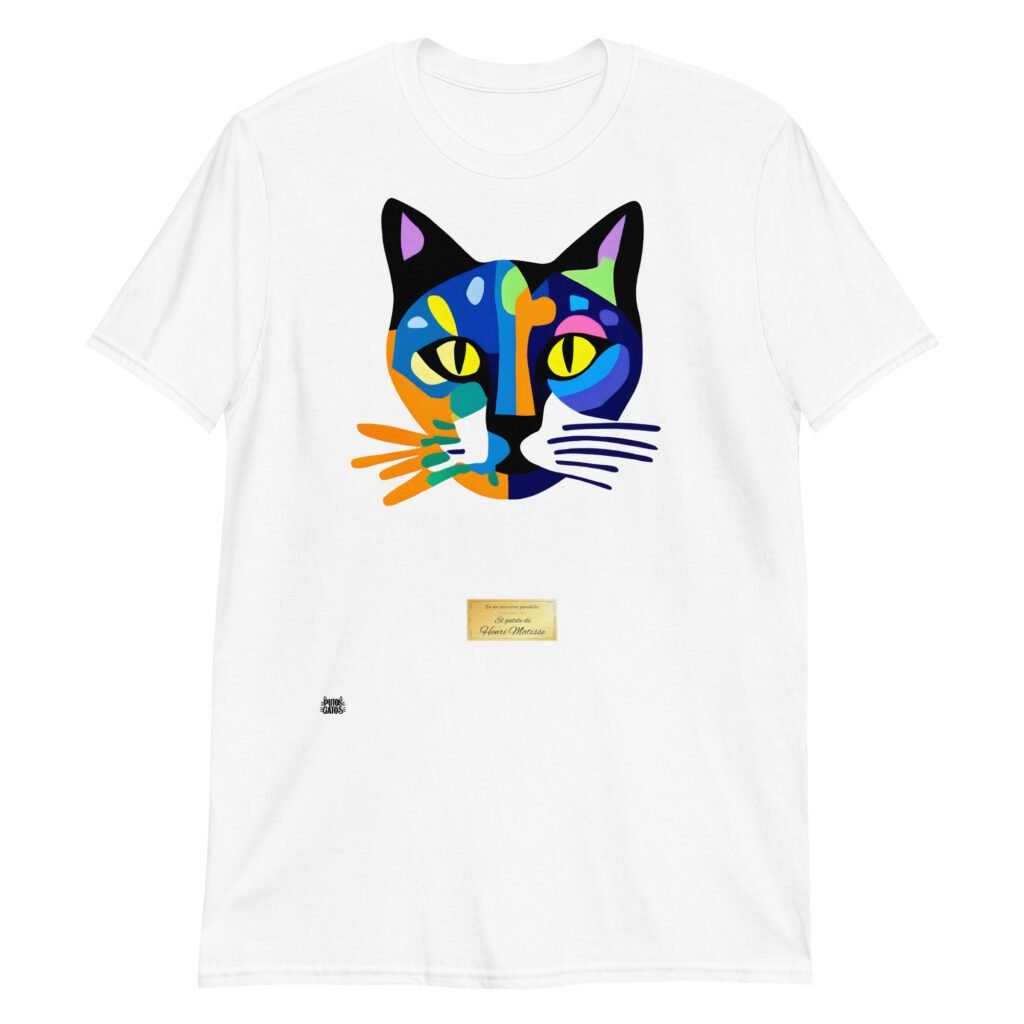 Camiseta el gato de matisse blanco