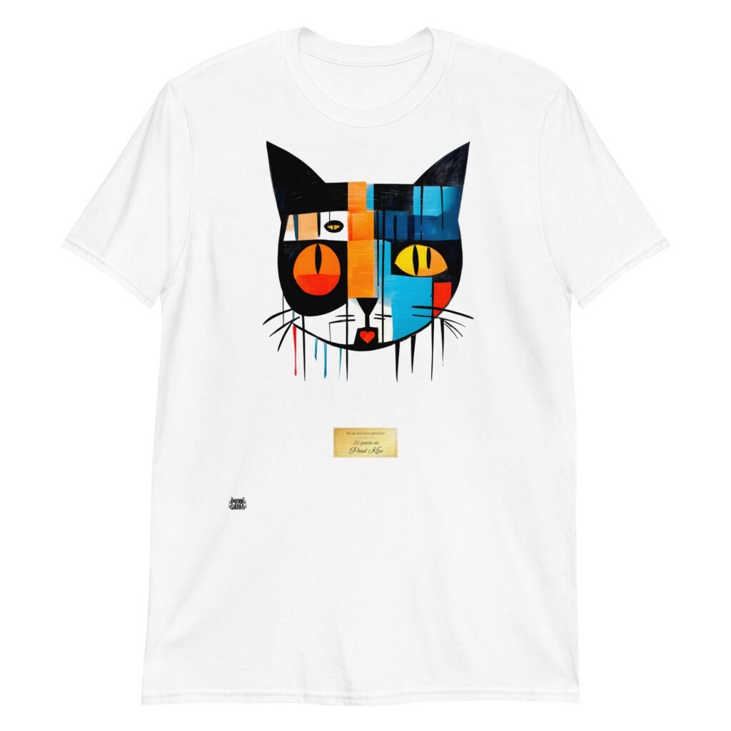 Camiseta el gato de PAUL KLEE blanco