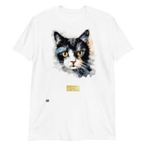 Camiseta el gato de EDGAR DEGAS blanco