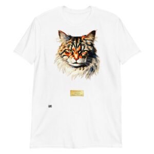 Camiseta el gato de DELACROIX blanco