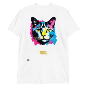 Camiseta el gato de ANDY WARHOL blanco