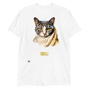 Camiseta el gato de VERMEER blanco