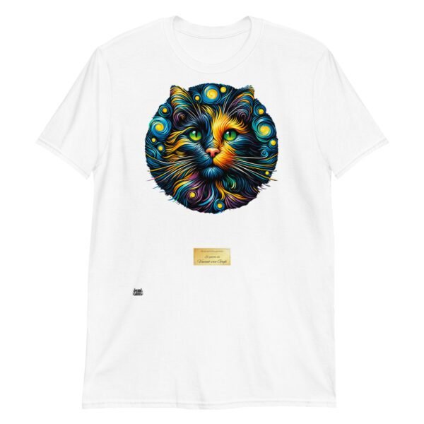 Camiseta el gato de VAN GOGH blanco