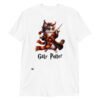 Camiseta gatos GATY POTTER blanco