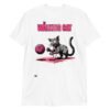 Camiseta gatos THE WALKING CAT blanco