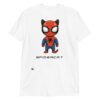 Camiseta gatos SPIDER-CAT blanco