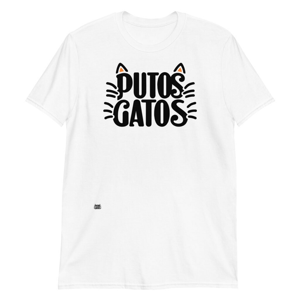 Camiseta oficial Putos Gatos blanco