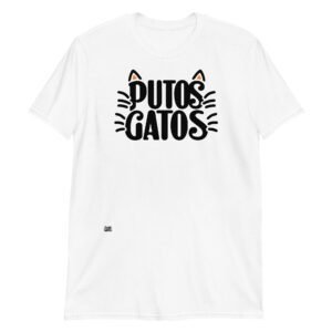 Camiseta oficial Putos Gatos blanco