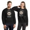 Sudadera gato ¿DÓNDE ESTÁN MIS HUEVOS? pareja negro
