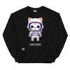 Sudadera gato astronauta ASTROGATO negro