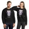 Sudadera gato astronauta ASTROGATO pareja negro