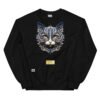 Sudadera divertida el gato de ESCHER. Sudadera original inspirada en el estilo del artista. Para amantes del arte y los gatos. Color blanco