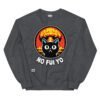 Sudadera gato NO FUI YO gris oscuro