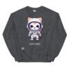 Sudadera gato astronauta ASTROGATO gris oscuro