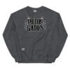 Sudadera original Putos Gatos. Logo de Putos Gatos. Sudaderas divertidas para amantes de los gatos. Color gris oscuro