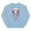 Sudadera gato astronauta ASTROGATO azul claro