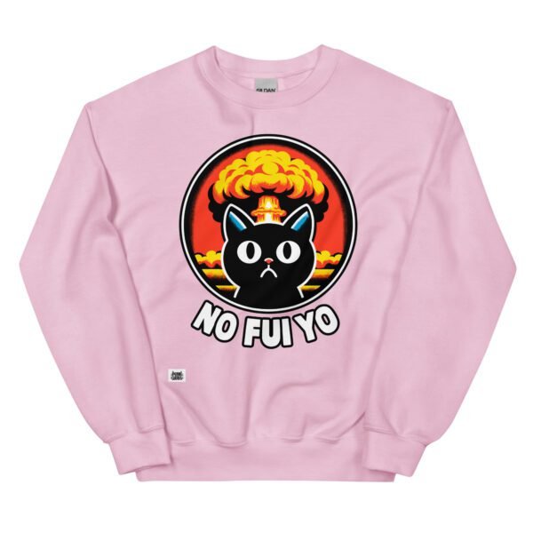 Sudadera gato NO FUI YO rosa